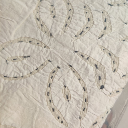 Cutwork sengetæppe, nr. 1