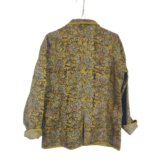 Bagru Kantha jakker med knap, figur syet, nr. 23