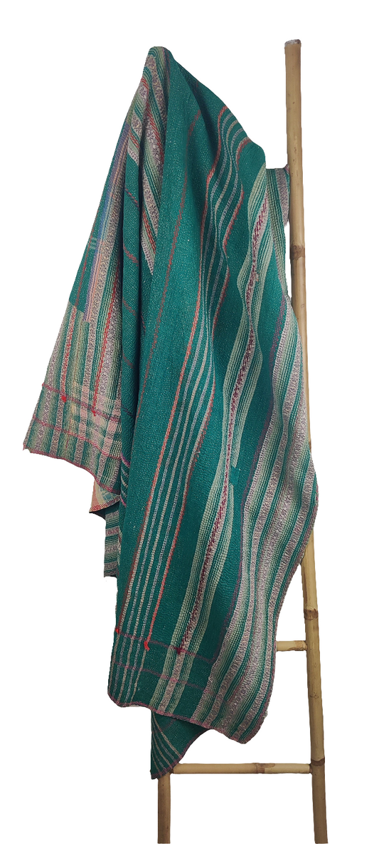 Vintage sari tæppe, nr. 33
