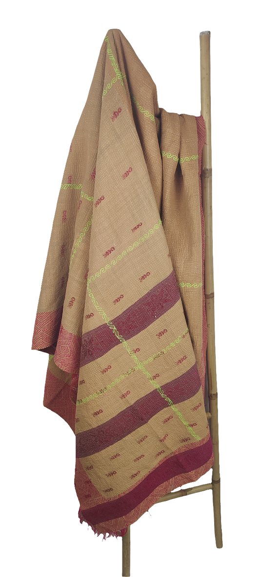 Vintage sari tæppe, nr. 25