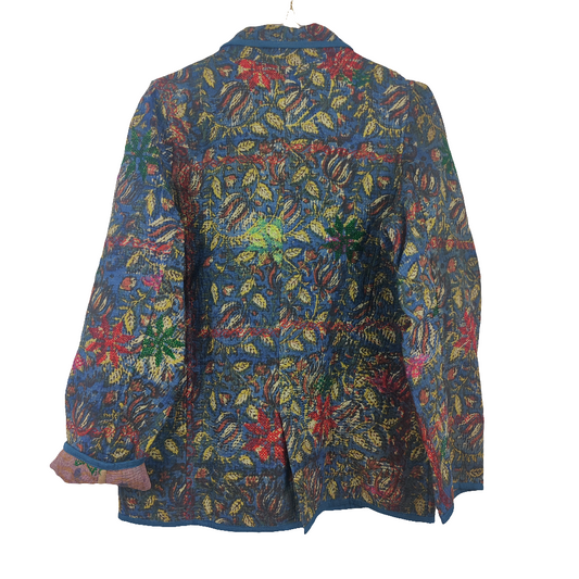 Bagru Kantha jakker med bindebånd, figur syet, nr. 20