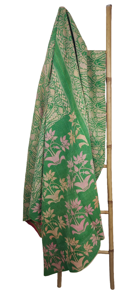 Vintage sari tæppe, nr. 29