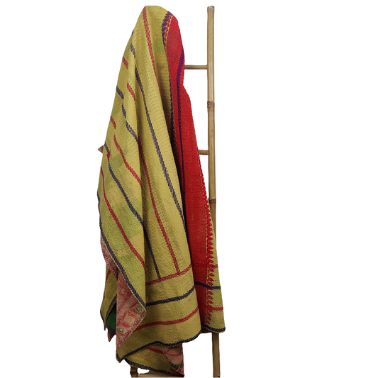 Vintage sari tæppe, nr. 17