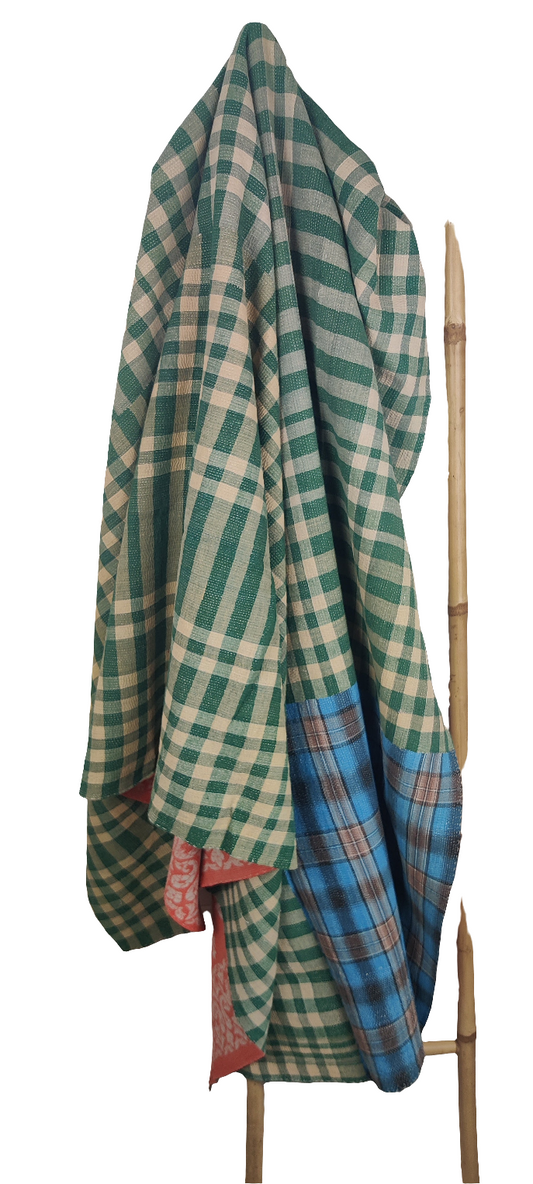 Vintage sari tæppe, nr. 32