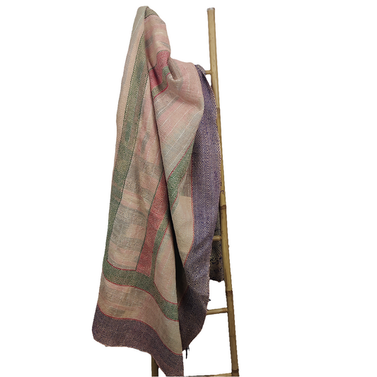 Vintage sari tæppe, nr. 12