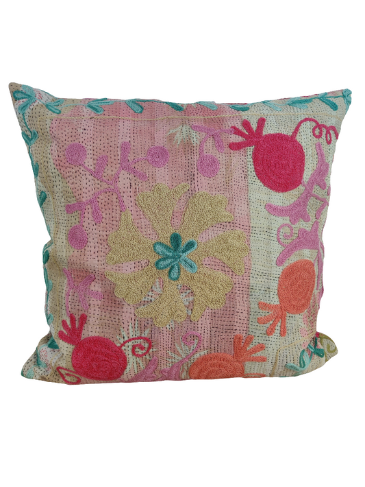 Kantha Suzani pude (50 x 50 cm), nr. 20
