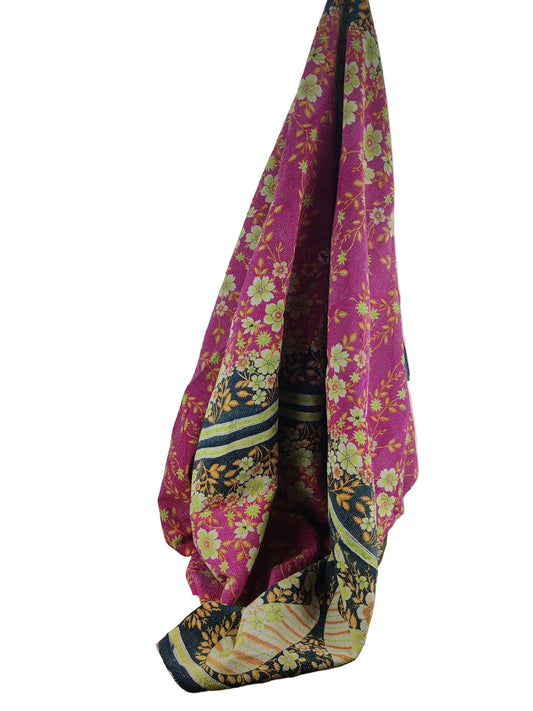 Vintage sari tæppe, nr. 25