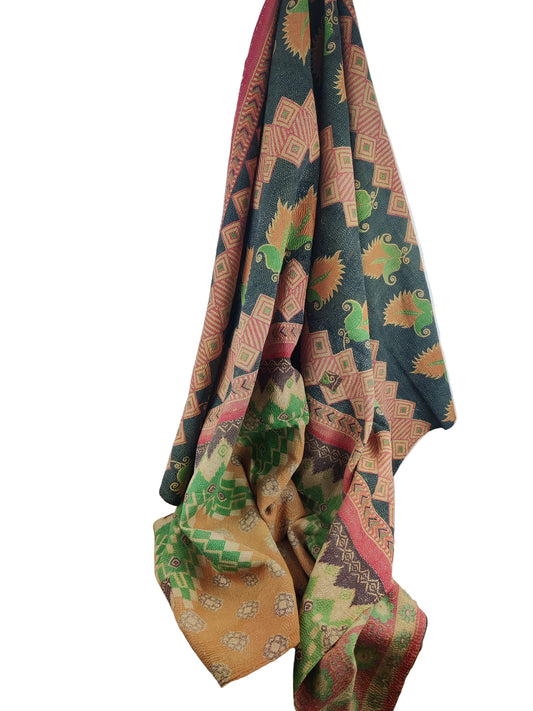 Vintage sari tæppe, nr. 20