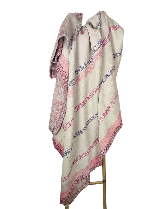 Vintage sari tæppe, nr. 30