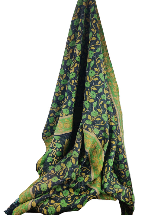 Vintage sari tæppe, nr. 19